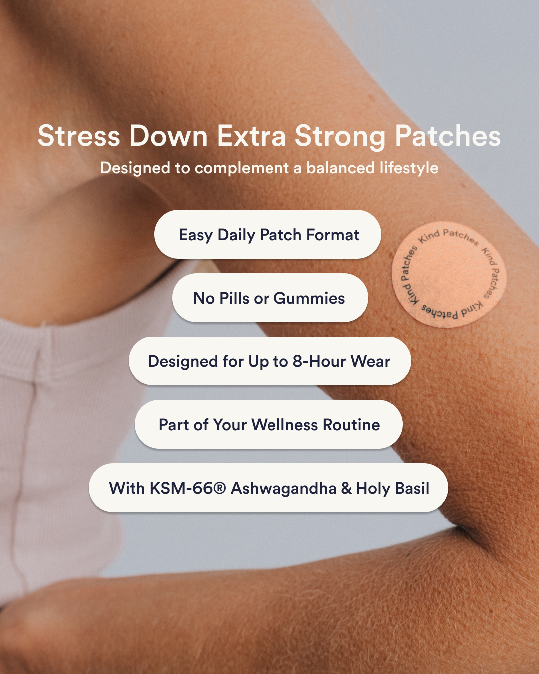 Stress Down Patches - Extra Strong